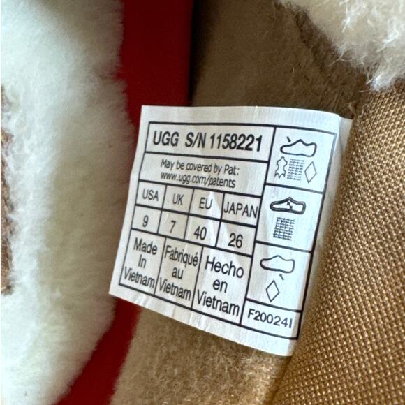 Ugg Bracken Lace Chestnut Suede Leather Boots Women’s Size 9 - Picture 10 of 11